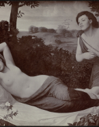 Cupidon et Psyché par Alphonse Legros (1867)