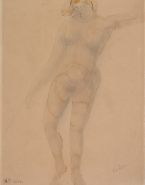 Femme nue au bras levé