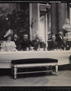 Table d'honneur du banquet donné au château de Versailles en l'honneur des parlementaires scandinaves