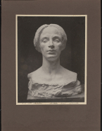 Buste de Madame Markalows par Josef Maratka (plâtre)