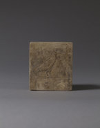 Modèle de sculpteur<br/>Plaque avec poussin de caille