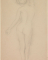 Femme nue debout et de dos