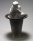 Assemblage : Nu féminin dit Obsession, assis dans un vase antique