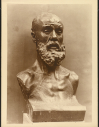 Buste de Jean-Paul Laurens (bronze)