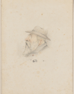 Portrait de Rodin au chapeau mou