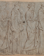 Porteuses d'offrandes, d'après la frise du Parthénon (face est)