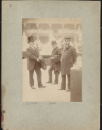 Paul Dubois, Henner et un gardien dans un Salon