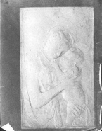 Madonne et l'enfant, bas-relief