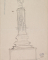 Etude de socle pour le monument Henry Becque