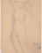 Femme nue, une main à la chevelure dénouée, dite Douleur antique