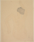 Femme nue assise, vue de dos, un bras levé