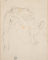 Femme nue de face, à quatre pattes