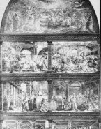 Scènes de la vie de la Vierge Marie, chapelle Tornabuoni, par Domenico Ghirlandaio et son atelier