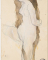 Femme à demi-nue, les mains à son vêtement ; Femme nue à la jambe levée (au verso)