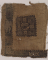 Fragment de toile bouclée avec tabula et bande à retour d'angle