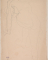Femme nue de dos, penchée en avant, en appui sur le bras et la jambe gauche