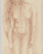 Femme nue agenouillée de face