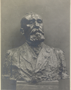 Portrait de Pierre Puvis de Chavannes (bronze)
