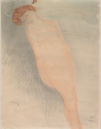 Femme nue allongée ou adossée