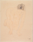 Femme nue de face, à quatre pattes