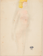 Femme nue debout, vers la droite