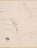 Profils de corniches ; Profil de corniche (au verso)