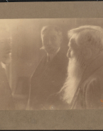 Léonce Bénédite, François Flameng (?) et Rodin