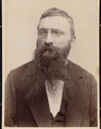 Portrait de Rodin avec des lorgnons