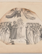Mariage mystique de Saint François d'Assise et Sainte Claire d'après Giotto