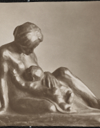 Femme allaitant par Kathleen Bruce (bronze)