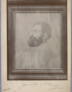 Portrait peint de Rodin par Alphonse Legros