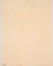 Femme nue à la jambe gauche soulevée, une étoffe ceignant les reins