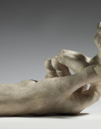 Moulage de la main d'Auguste Rodin tenant un torse