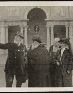 Rodin, Rose Beuret, Mr et Mme Albert Besnard à la Villa Médicis