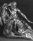 Victor Hugo, maquette pour le monument, figure assise drapée