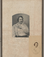 Portrait d'Honoré de Balzac d'après un daguerréotype de Louis Bisson
