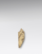Fragment de relief : néréide accoudée, à demi-allongée