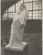 Monument à Balzac (plâtre) au Salon de la Société Nationale des Beaux-Arts