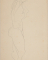 Femme nue debout de profil à droite, les mains aux hanches