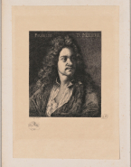 Portrait de Molière d'après M. Corneille