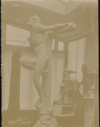Christ en croix d'un élève de Rodin