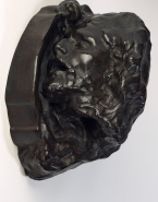 Tête coupée de Saint Jean-Baptiste sur un plat, d'après le marbre de la collection Lhermitte