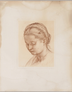 Portrait de femme d'après un dessin d'Andrea del Sarto
