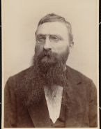 Portrait de Rodin avec des lorgnons