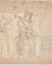 Deux femmes drapées, l'une de profil, les mains à la chevelure, l'autre, les mains tendues devant elle/Cheval écorché