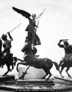 Amazone, Fortune et Alexandre le Grand à cheval (bronze)