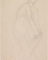 Femme nue enfilant un vêtement par les pieds