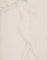 Femme nue dans un mouvement de danse vers la droite