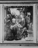 L'Adoration des rois Mages par Luca d'Olanda