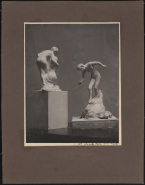 Deux statuettes par Josef Maratka (plâtre)